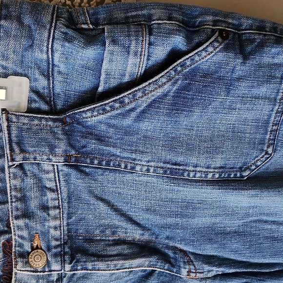 Eddie Bauer Cropped Jeans Denim sz 14 - Picture 4 of 15
